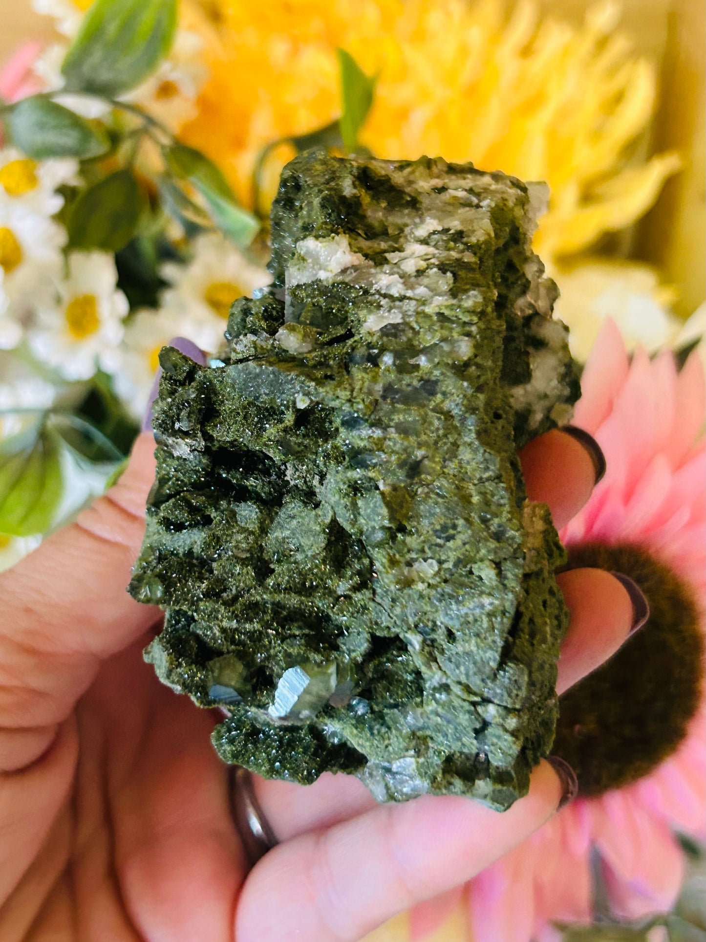 Epidote with quartz
