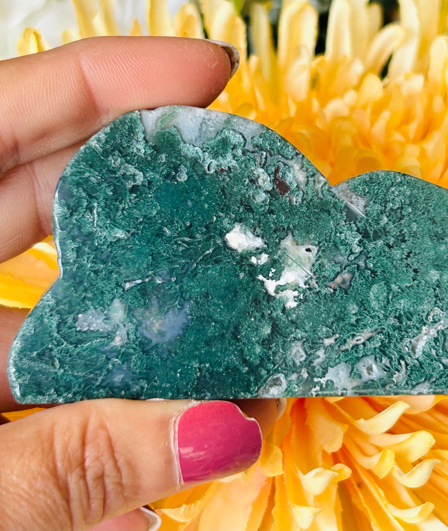 Dark moss agate cloud