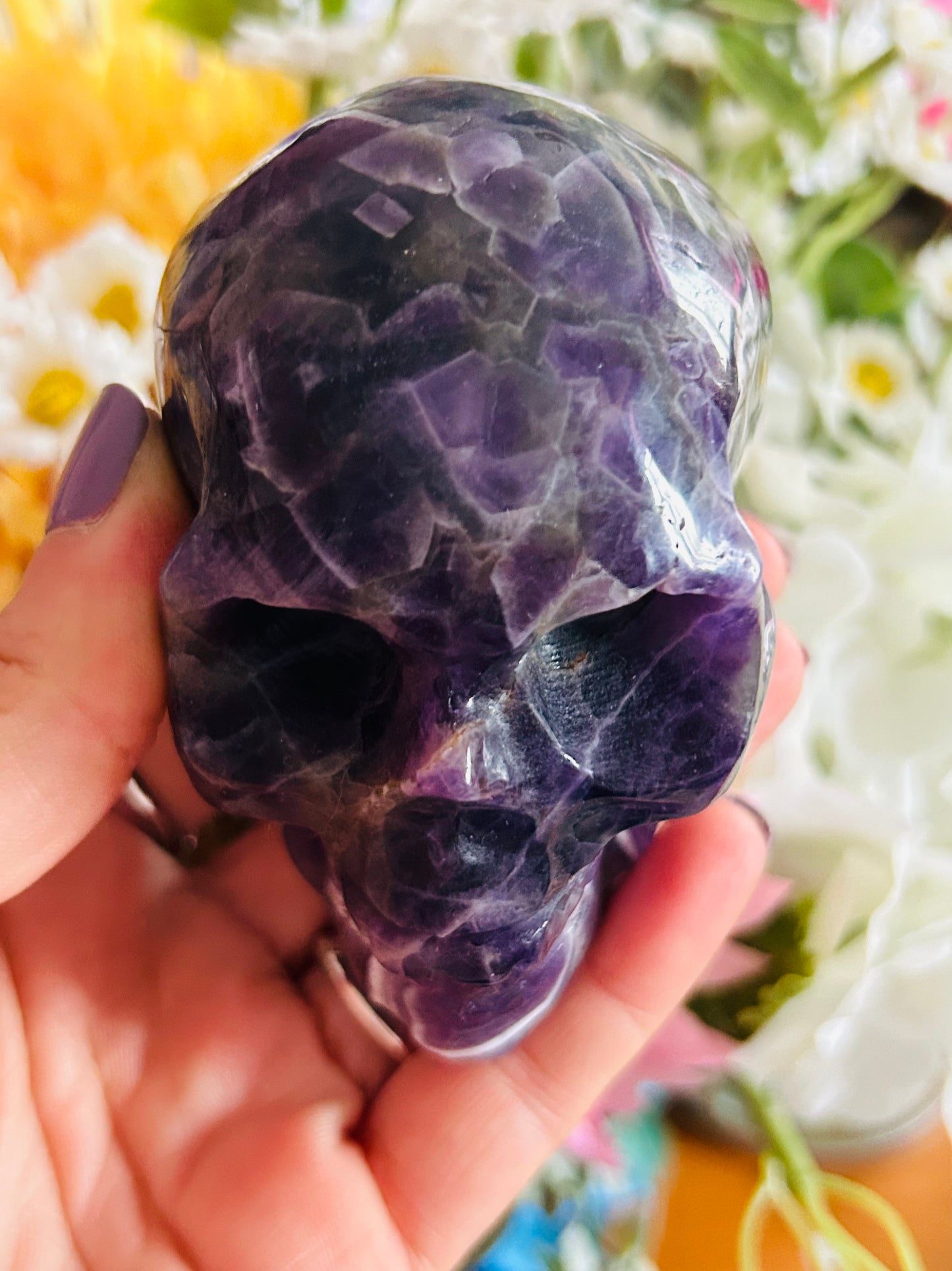 Dream amethyst skull