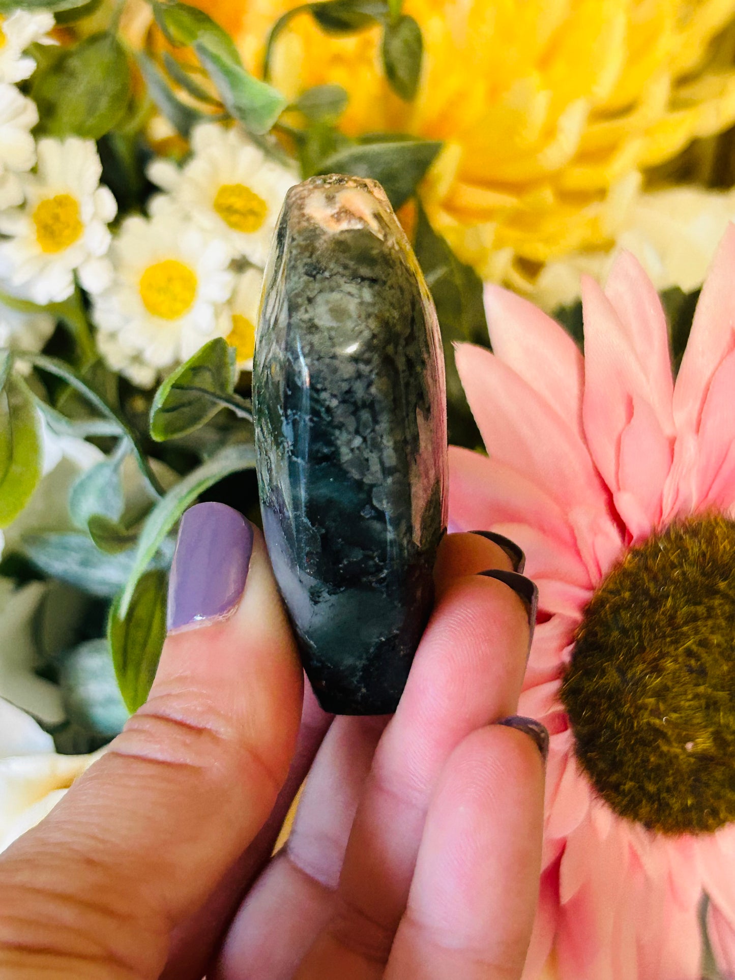 African bloodstone heart