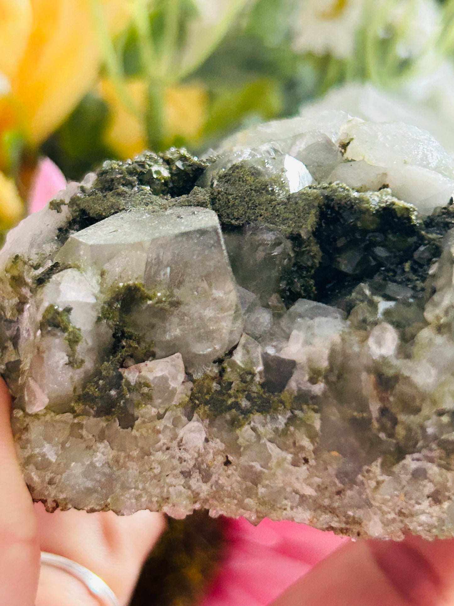 Epidote with quartz