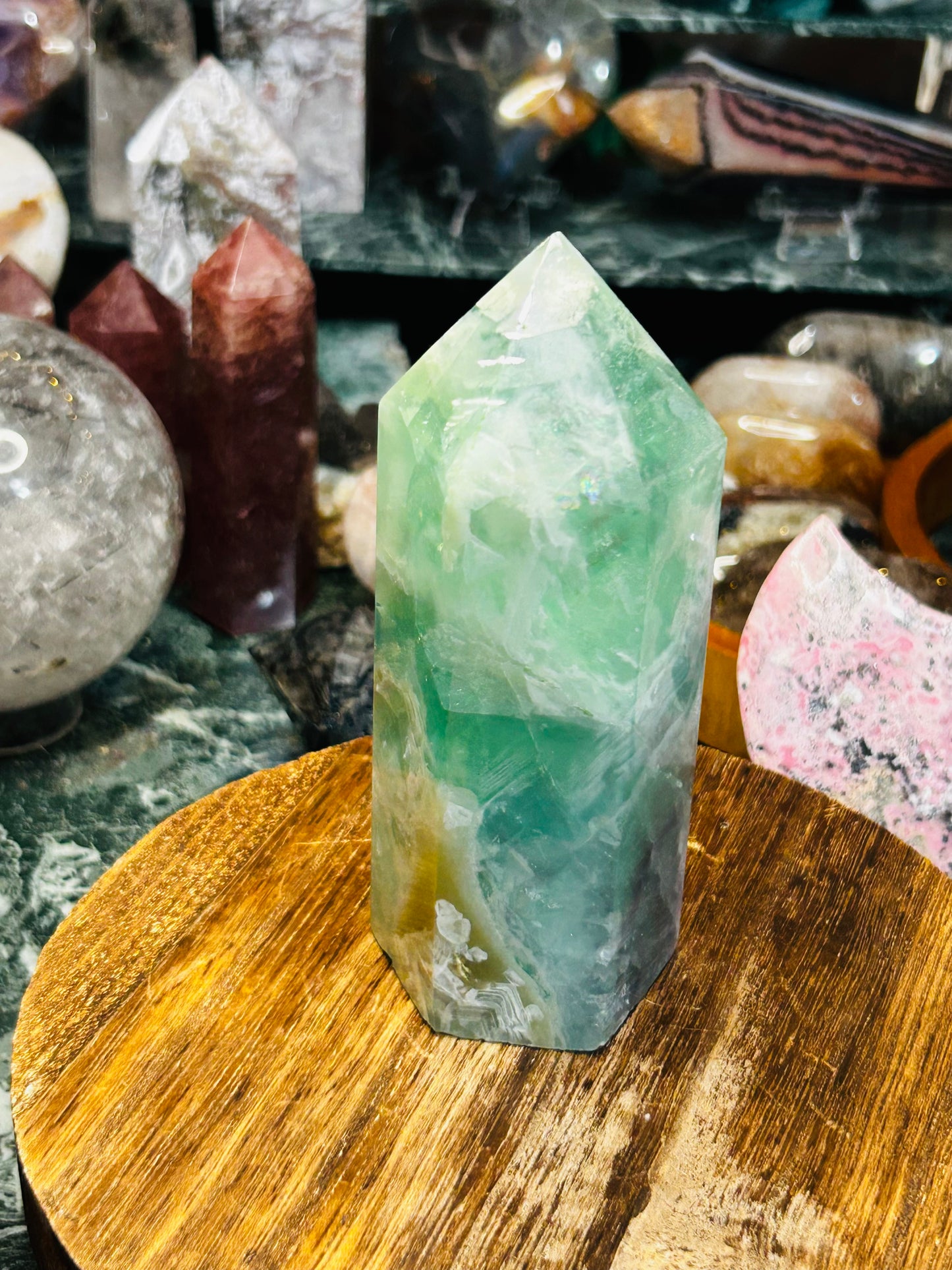 Fluorite tower