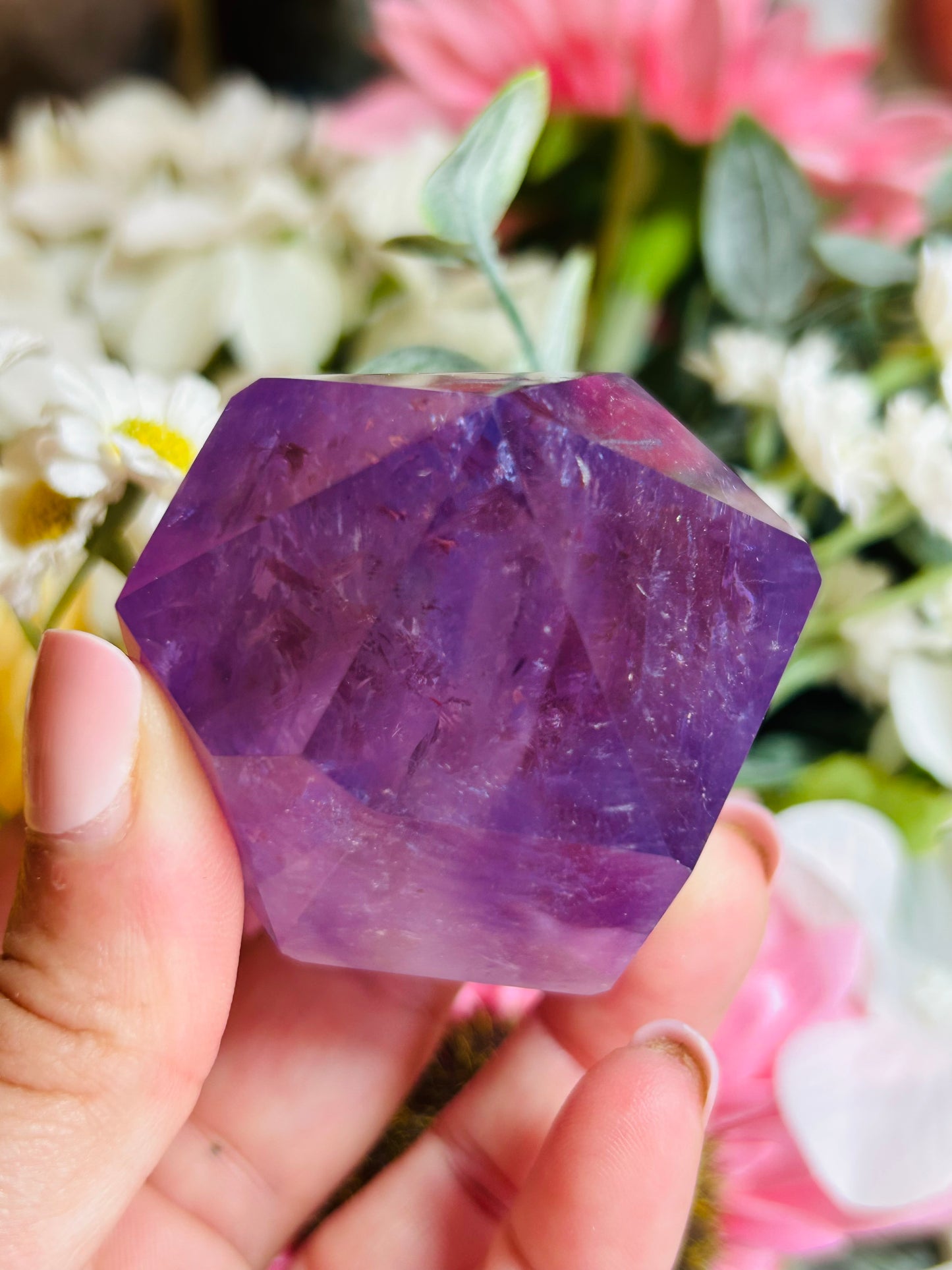 Amethyst cupcake