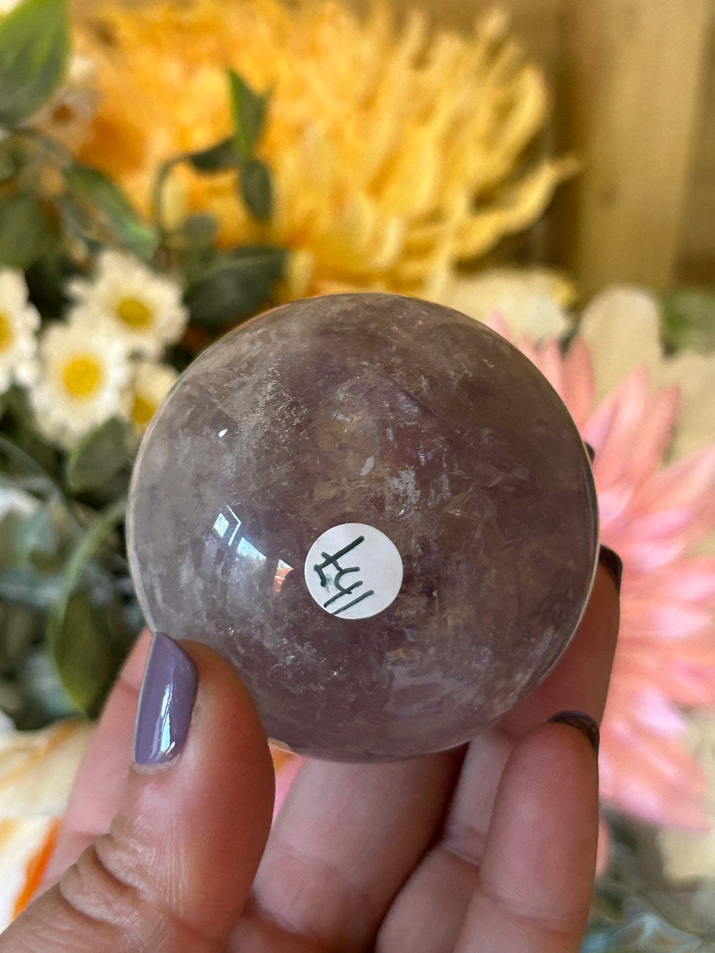 Phantom amethyst sphere