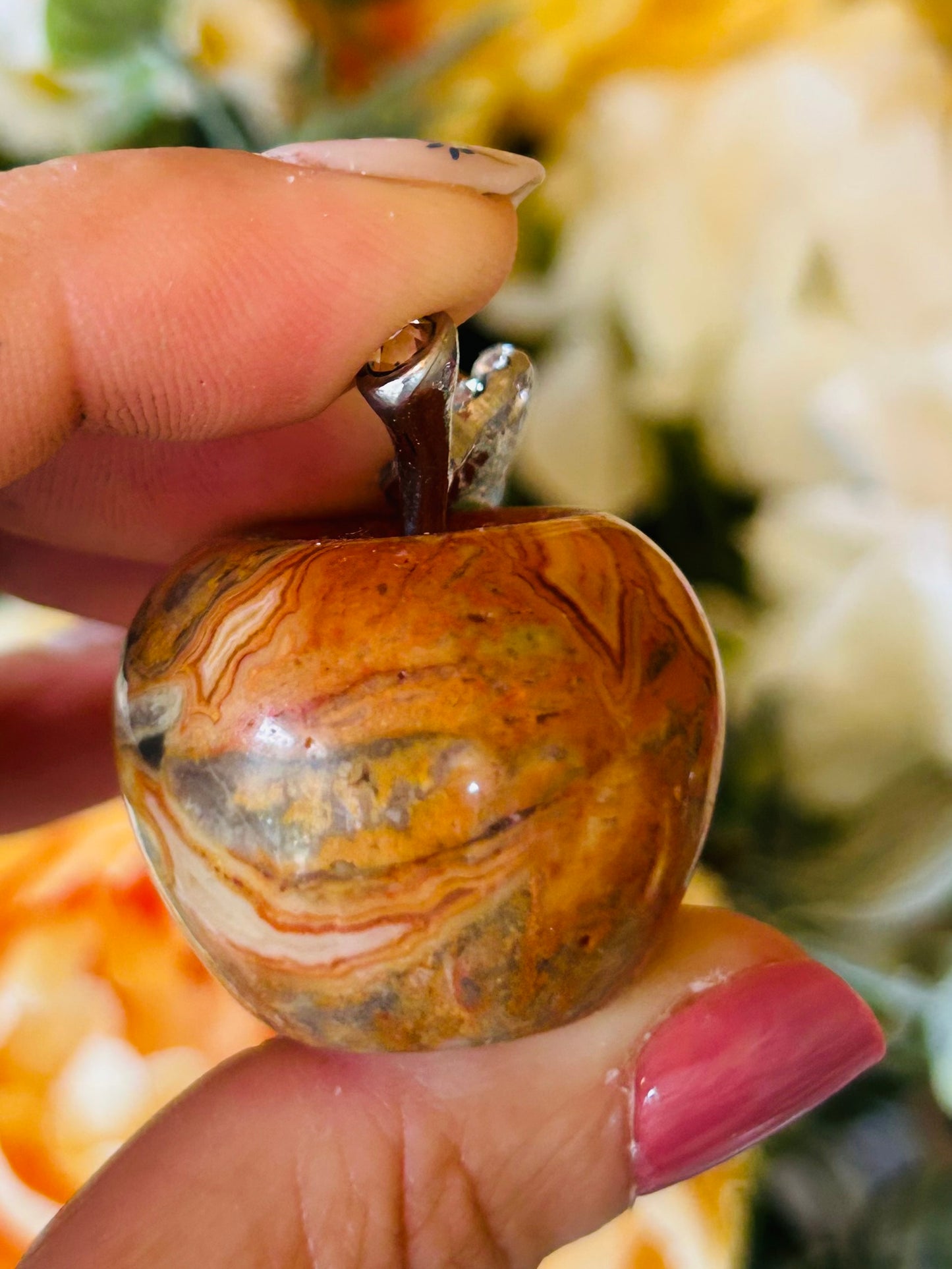 Crazy lace agate apple