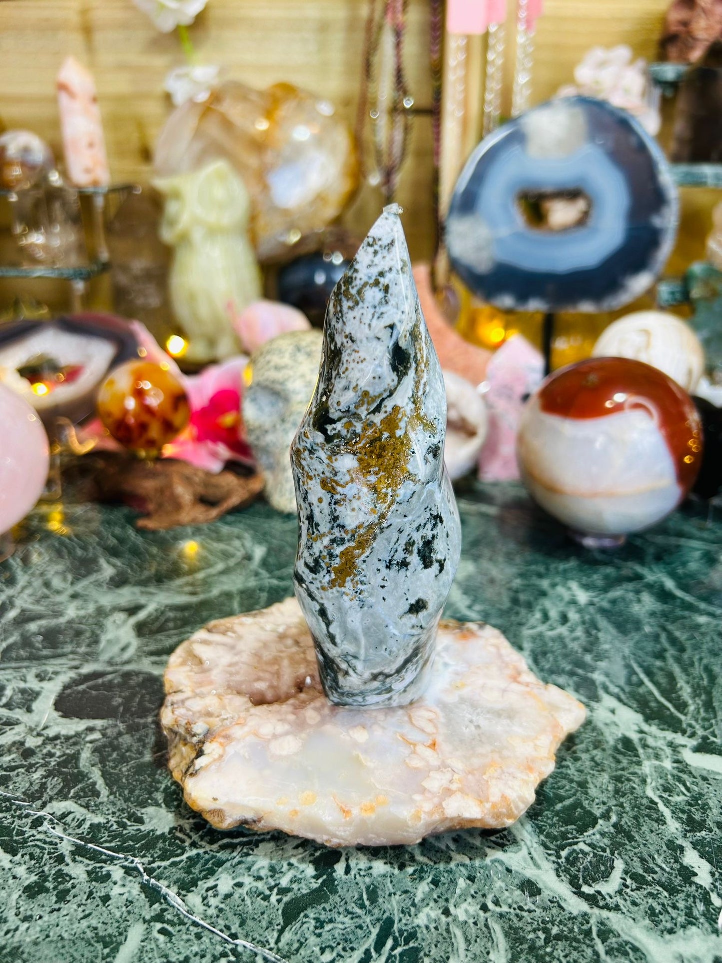 Ocean jasper flame