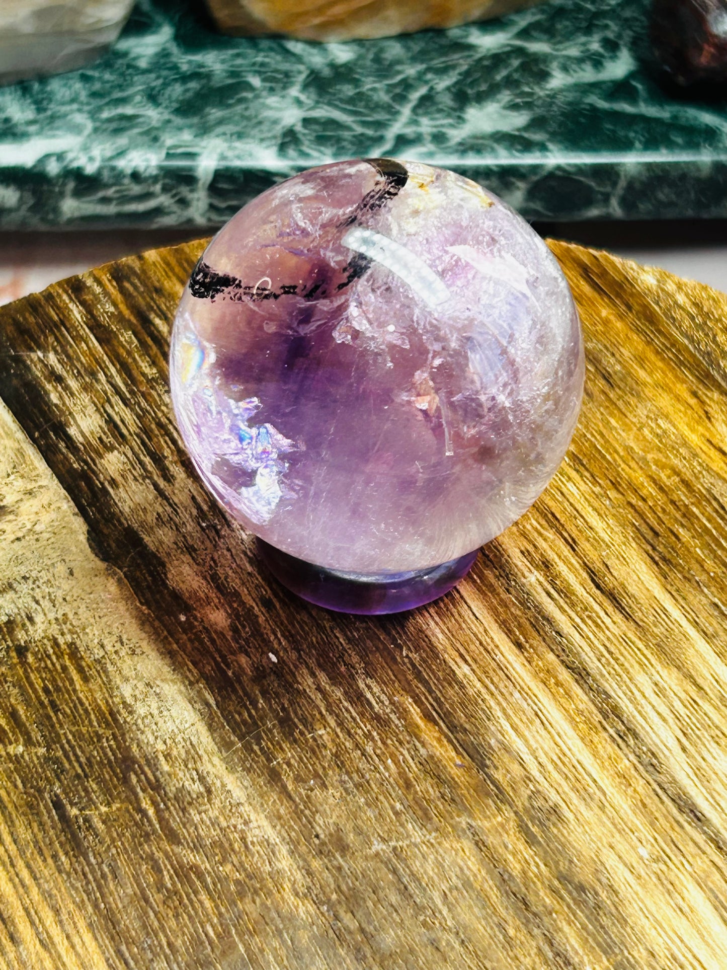 Phantom enhydro amethyst