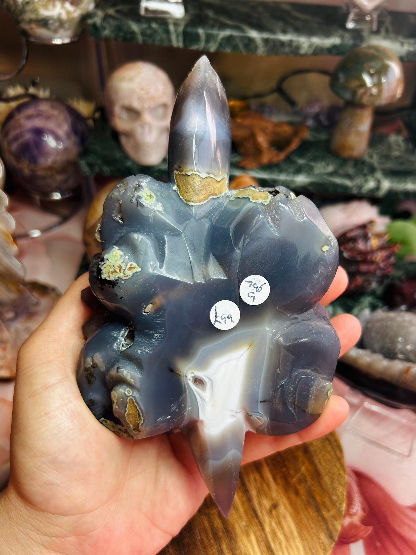 Amethyst agate turtle