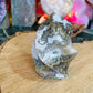 Moss agate flame
