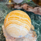 Orange calcite sphere