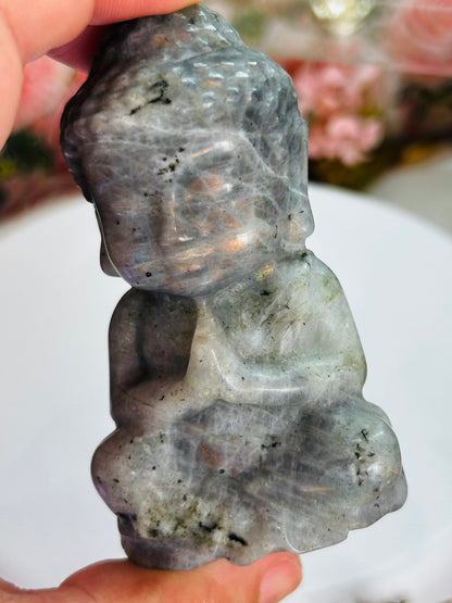 Labradorite Buddha