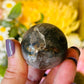 Garden quartz sphere