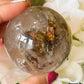 Garden quartz sphere