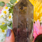 Smoky quartz tower