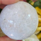 Pink amethyst sphere
