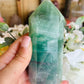 Green fluroite tower