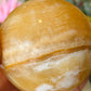 Orange calcite sphere