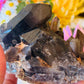 Raw smoky quartz cluster