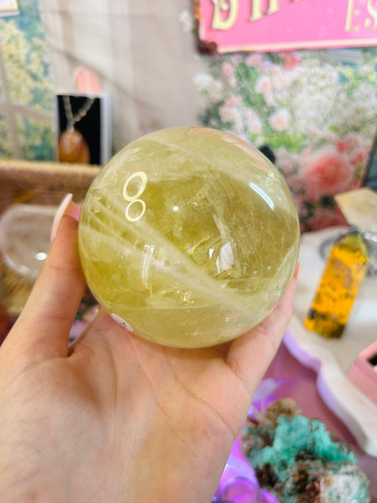 Citrine sphere