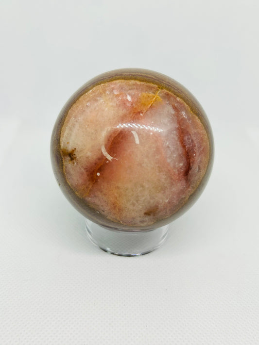 Peach onyx sphere