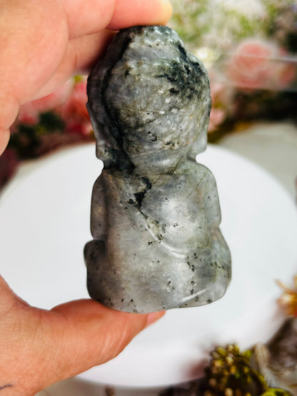 Labradorite Buddha