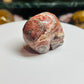 Rhodochrosite skull
