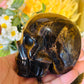 Tigers eye skull