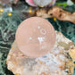 Rose quartz sphere