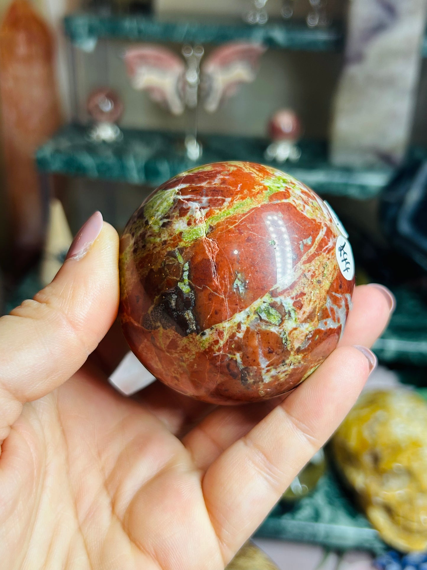 Dragon bloodstone  sphere