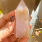 Pink agate tower