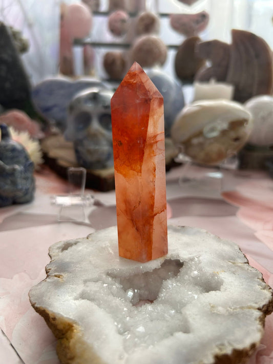 Fire quartz tower
