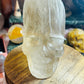 Smoky quartz skull