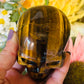 Tigers eye skull