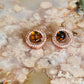Amber s925 studs