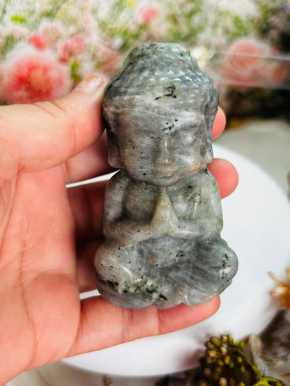 Labradorite Buddha