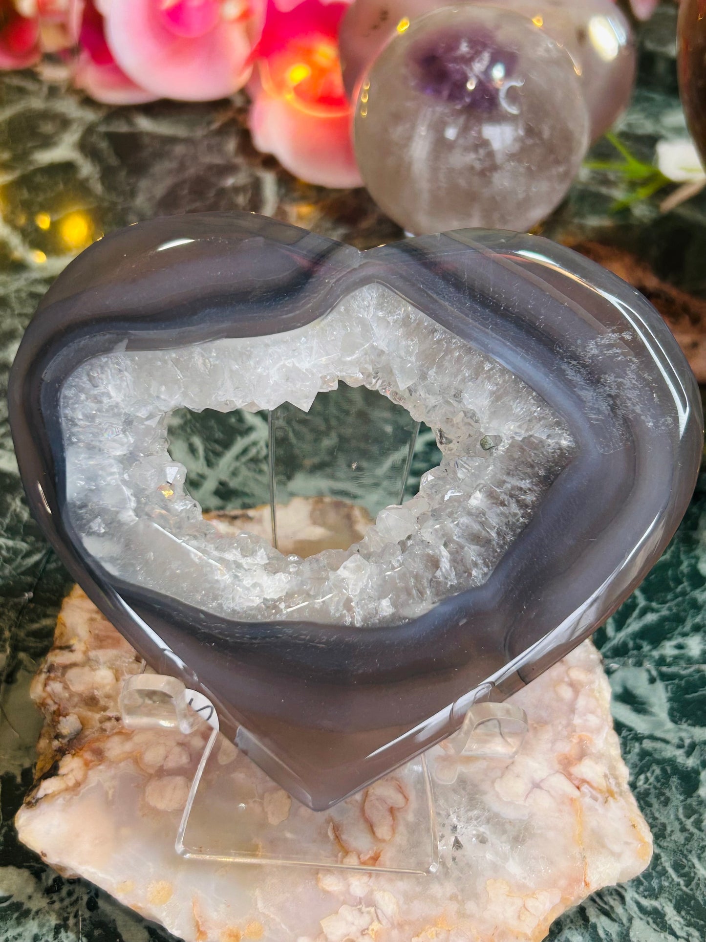 Agate heart