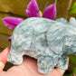 Moss agate elephant