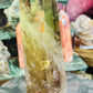 Smoky citrine tower with phantom