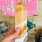 Orange calcite tower