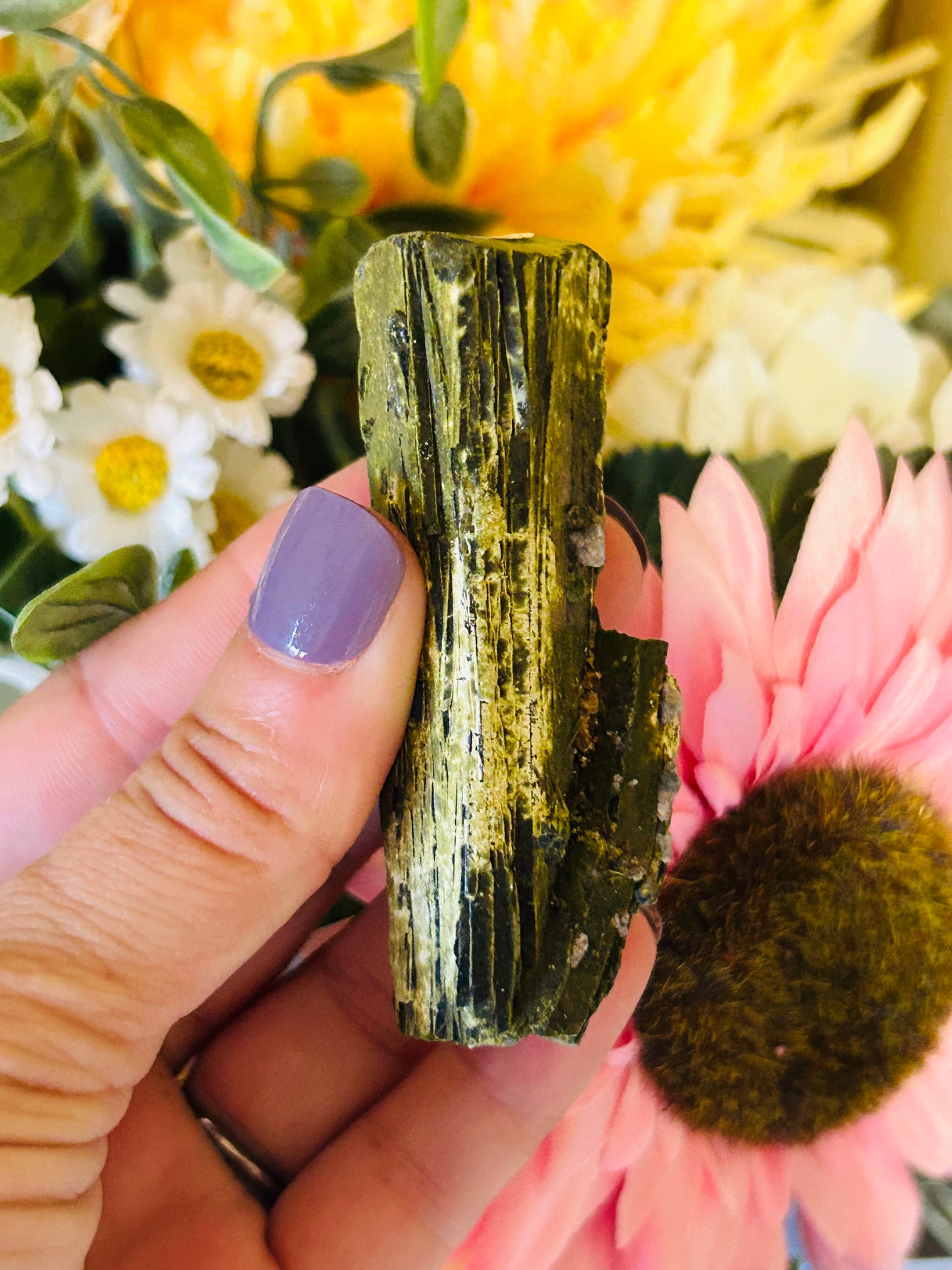 Raw Green tourmaline