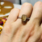 Dentritic quartz adjustable S925 ring