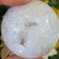 Pink amethyst sphere