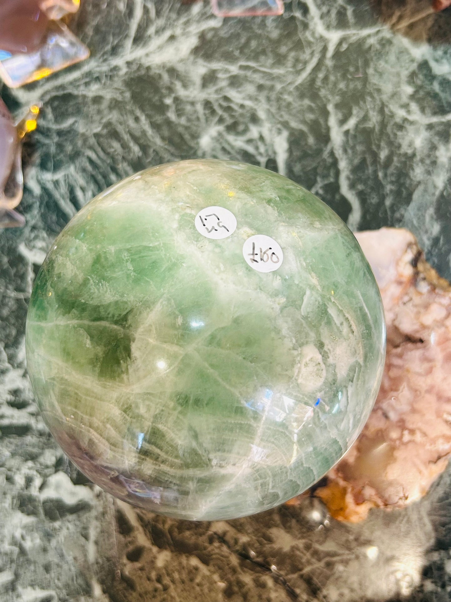 Fluorite sphere