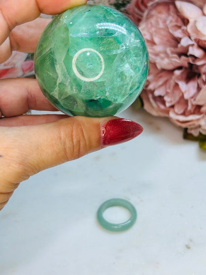 Phantom fluorite sphere