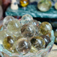 Smoky citrine mini spheres