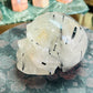 Tourmaline in quartz skull
