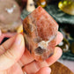 Sunstone with smoky quartz Freeform