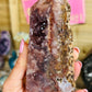 Pink amethyst tower