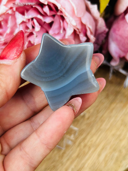 Banded agate star