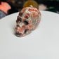 Rhodochrosite skull